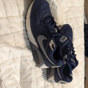 Nike Boys Air Max Sneakers in Navy and Gray